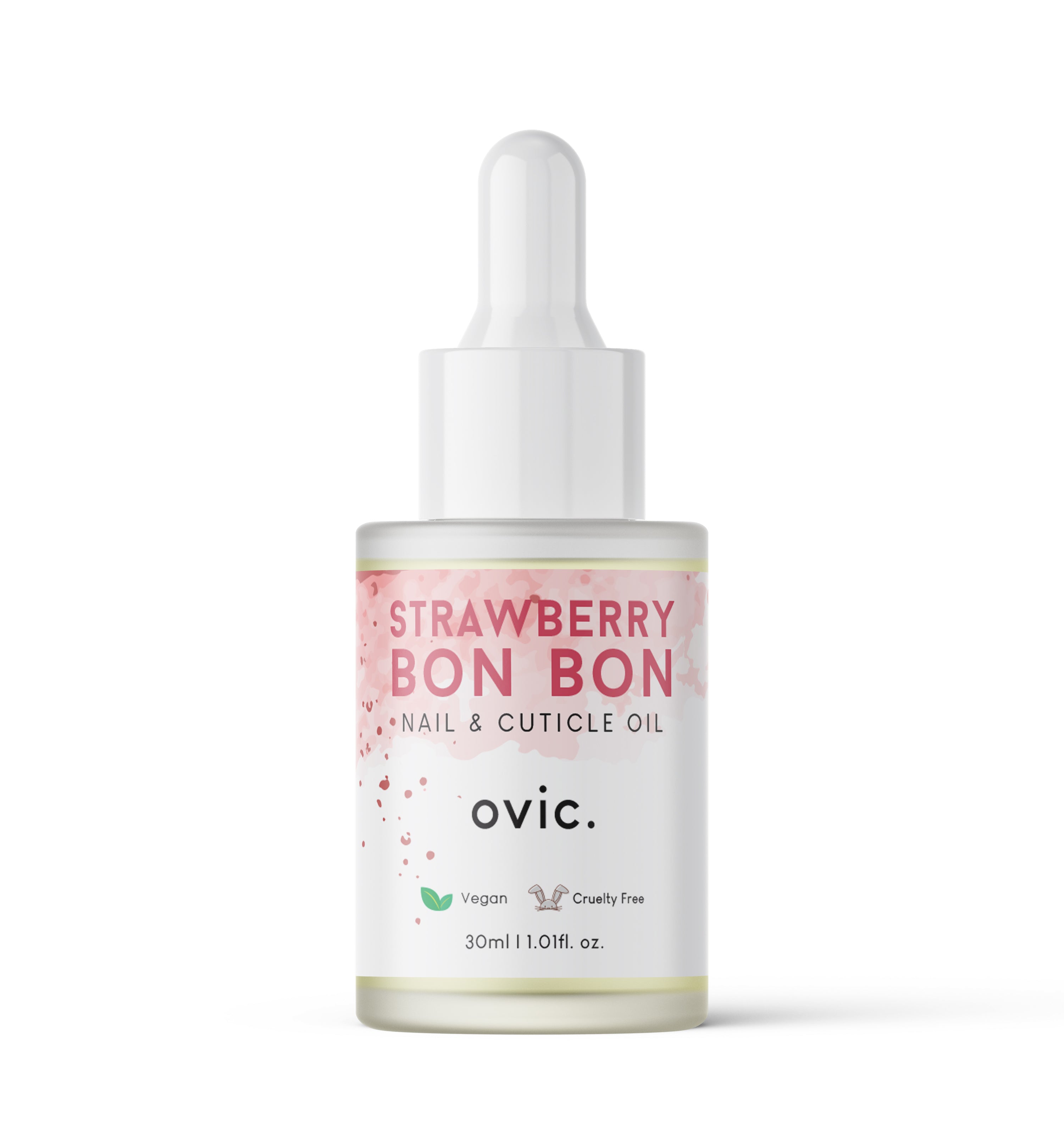 Strawberry Bon Bon Cuticle Oil Dropper 30ml